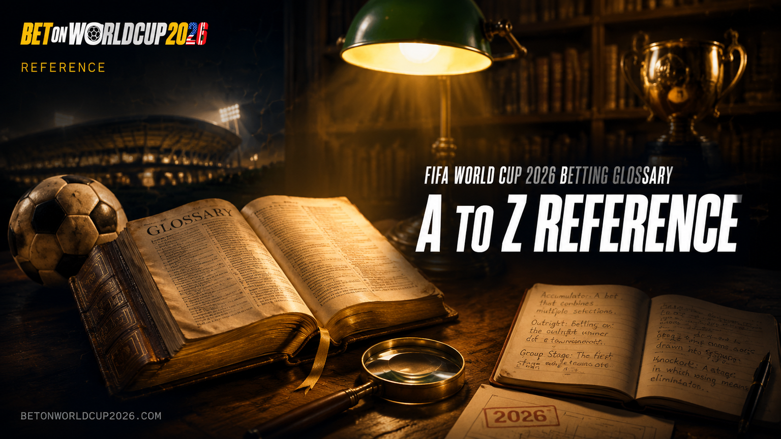 2026 FIFAワールドカップ ベッティング用語集 — A〜Z